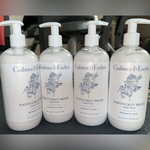 Crabtree & Evelyn Nantucket Briar Body Lotion 4 Pack - 16.9oz each